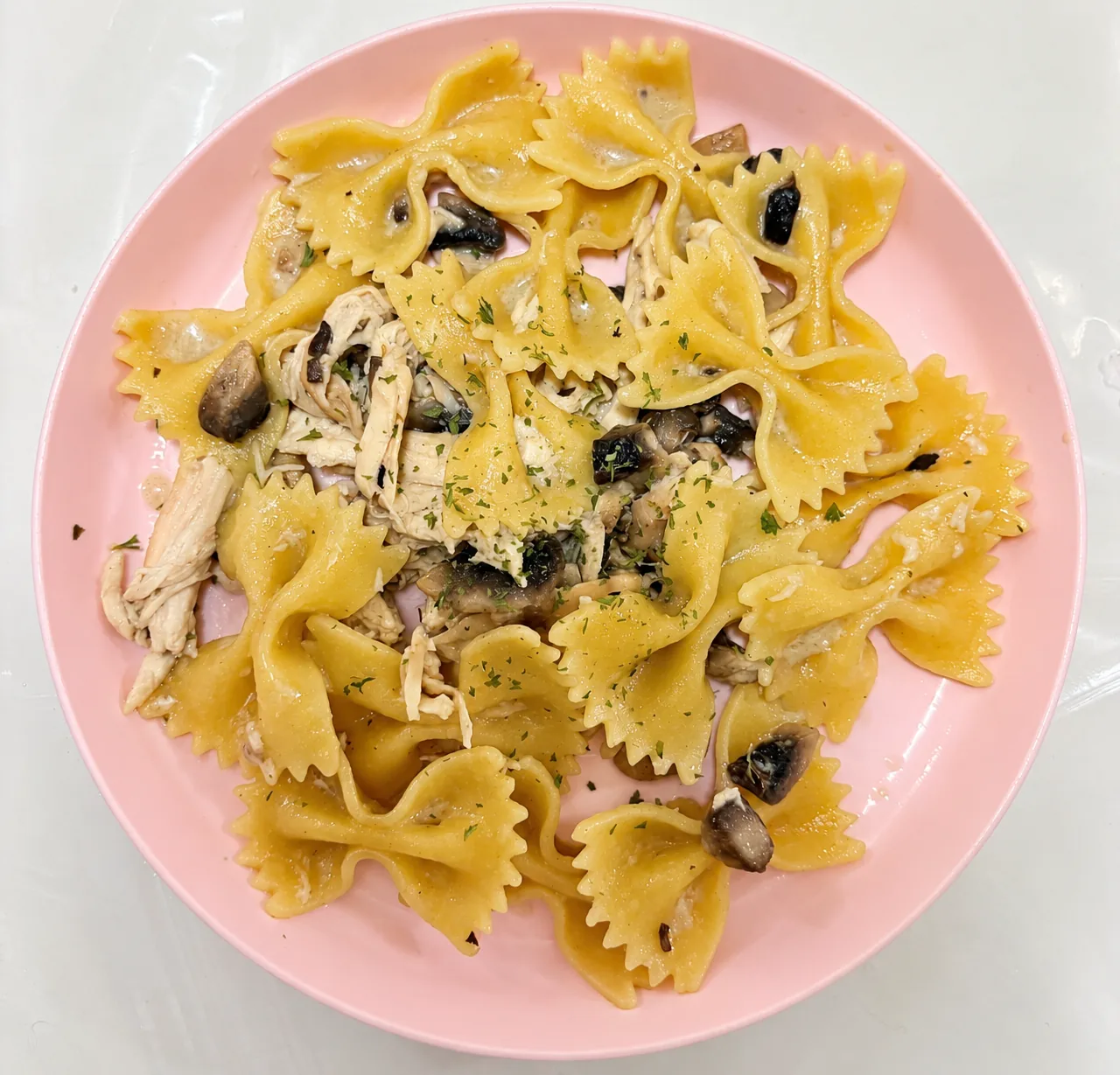 A real meal served at I Love Childcare, photographed by Emily